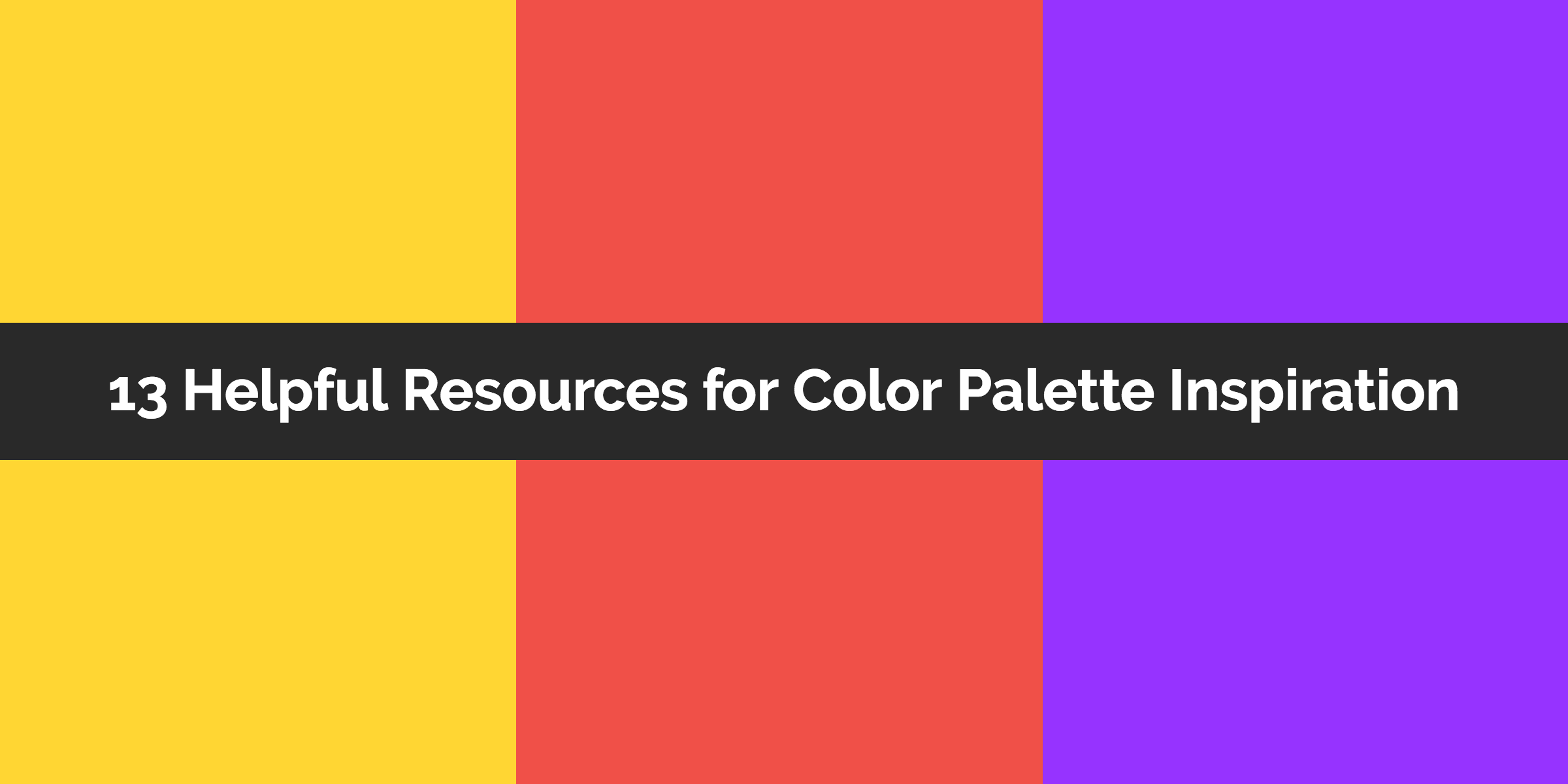13 Helpful Resources for Color Palette Inspiration