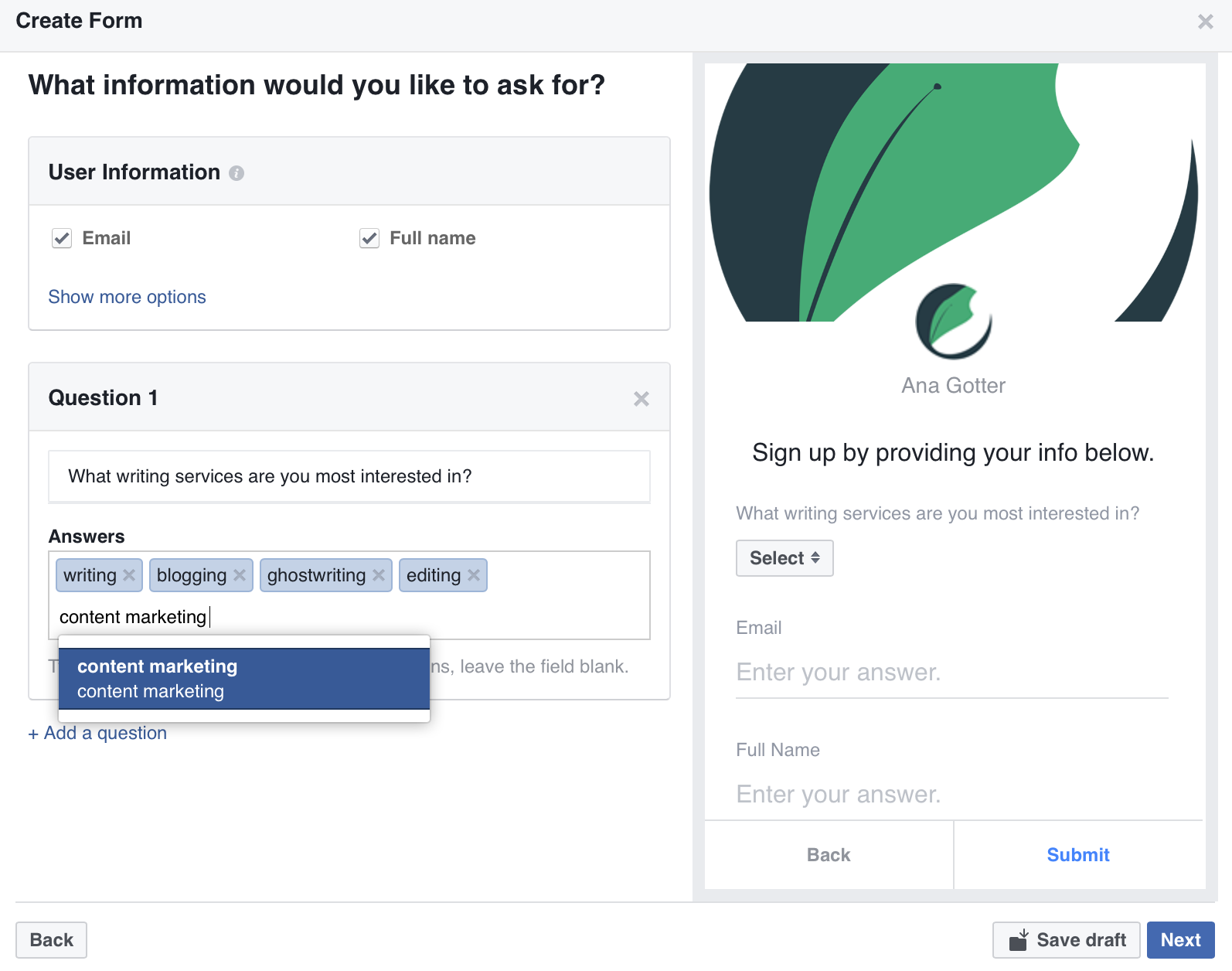 get more leads on social media