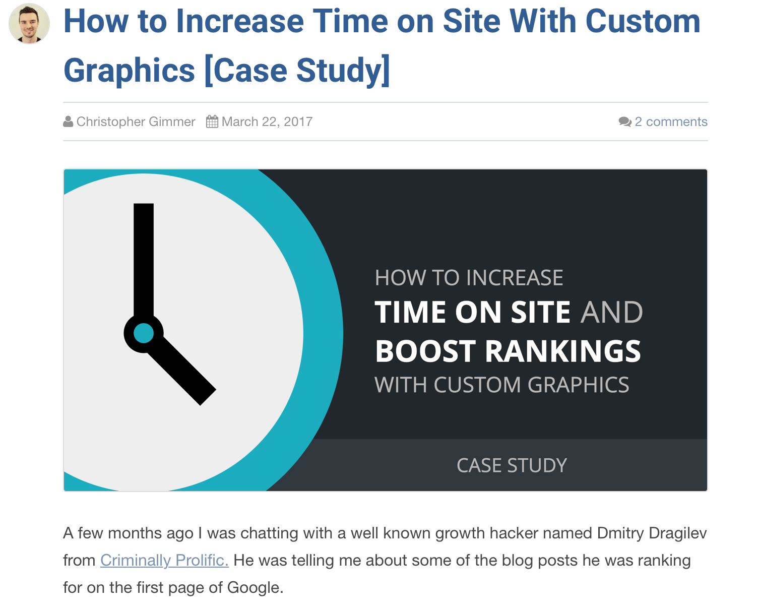 WordPress featured image