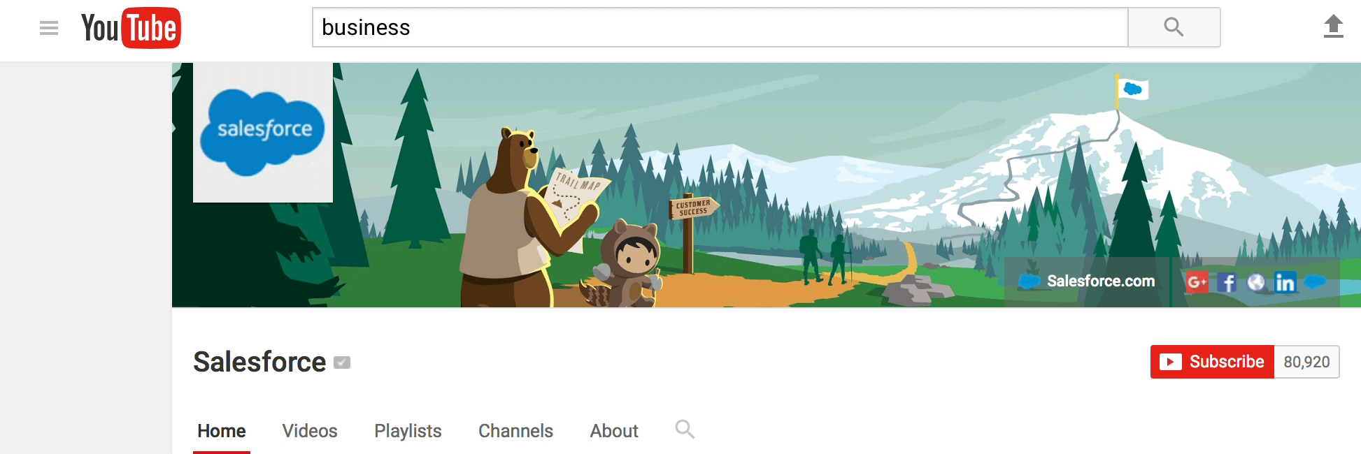 YouTube channel icon