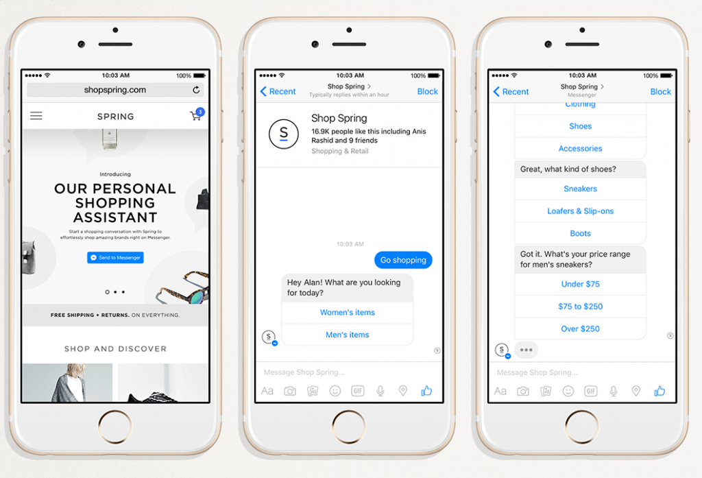 facebook chatbots for brands