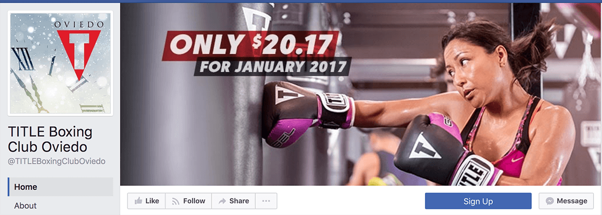 Обложка Facebook Boxing Club Oviedo