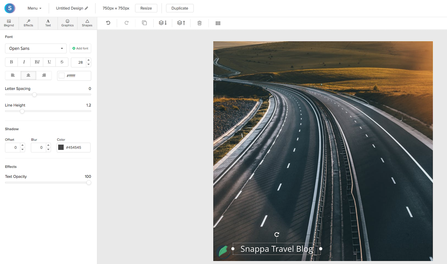 create travel graphics for your blog