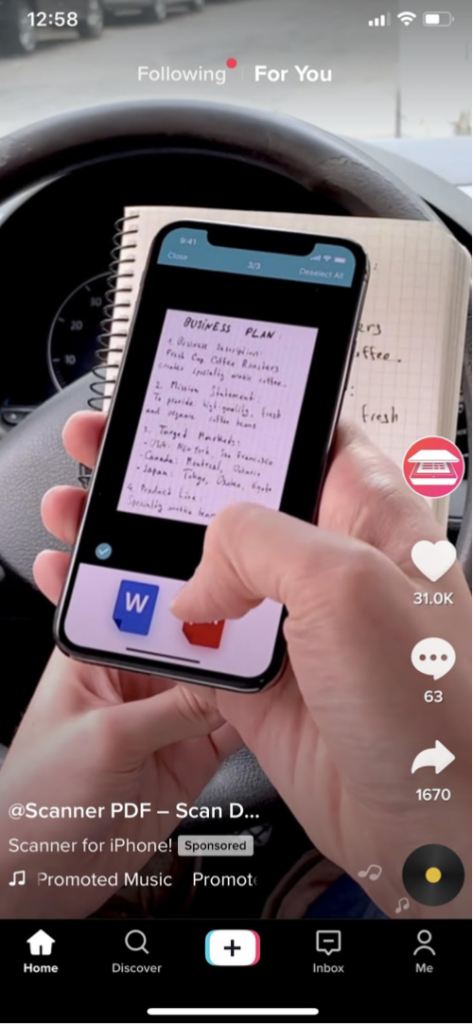tiktok sponsored ads