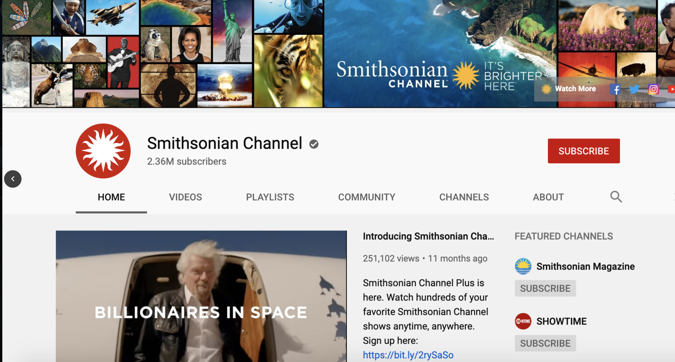 YouTube banner ideas and examples