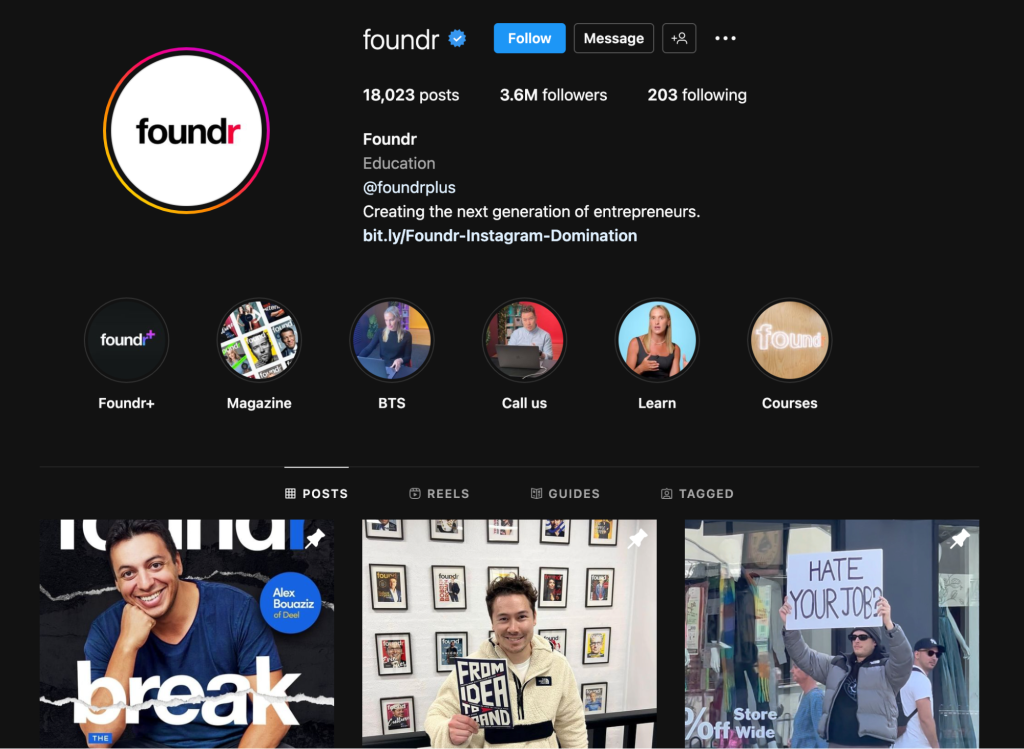 foundr ig story highlight covers
