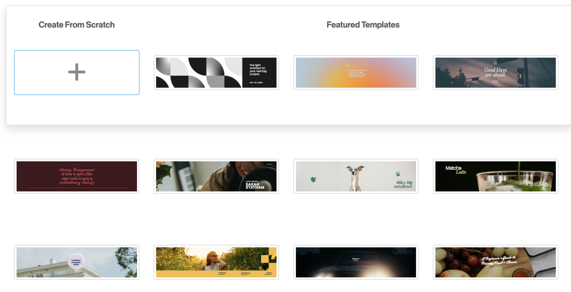 LinkedIn banner templates from Snappa